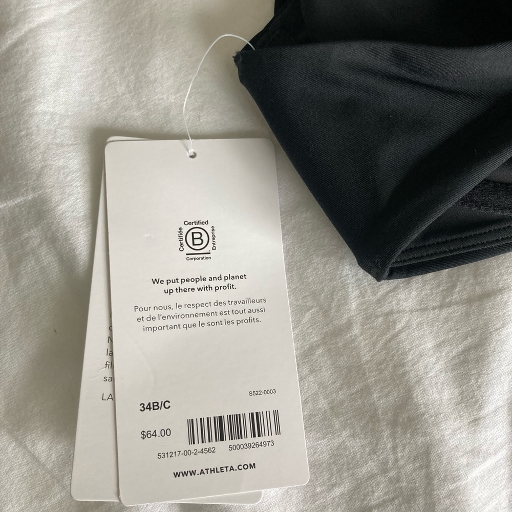 ATHLETA Square Neck Bra Cup Bikini Top Sizes S/M & L/XL NWT - Picture 6 of 6